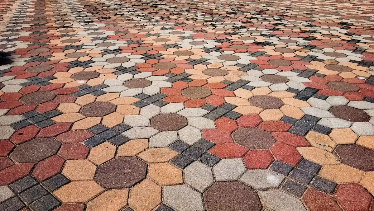 Model Paving Block Bunga